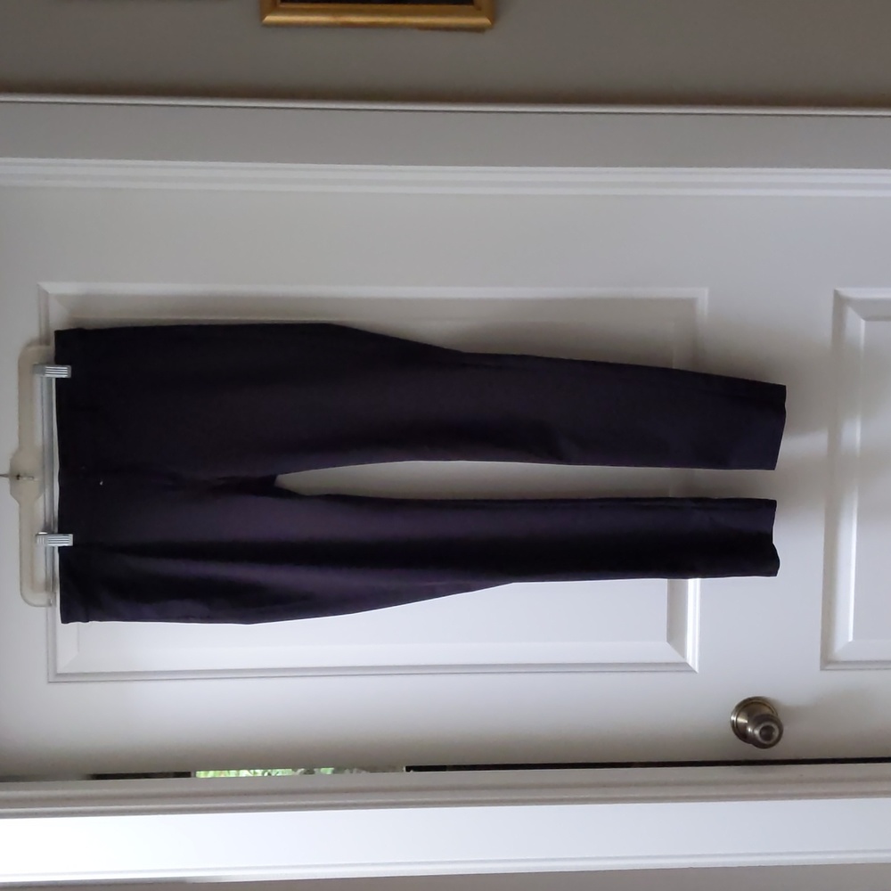 Garnet Hill Stretchy, slimming, black pants size 8-10